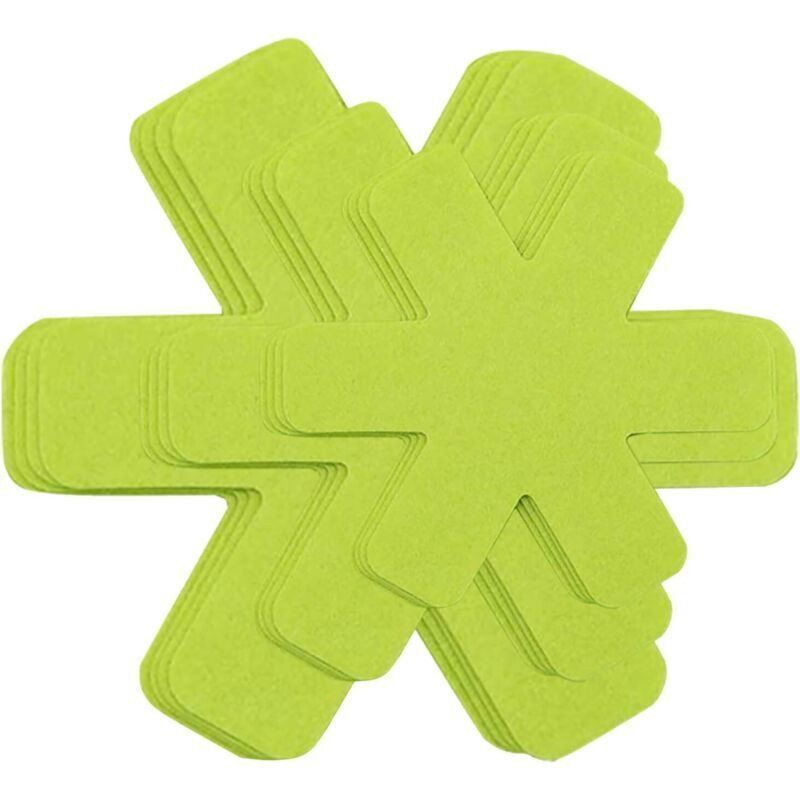 [neuwertig]set Aus 12 Topfschonern Und 3 Topfdeckeln In Verschiedenen Größen Zum Schutz Vor Kratzern, Zur Trennung Und Zum Schutz Der Oberflächen Ihres Kochgeschirrs (grün).