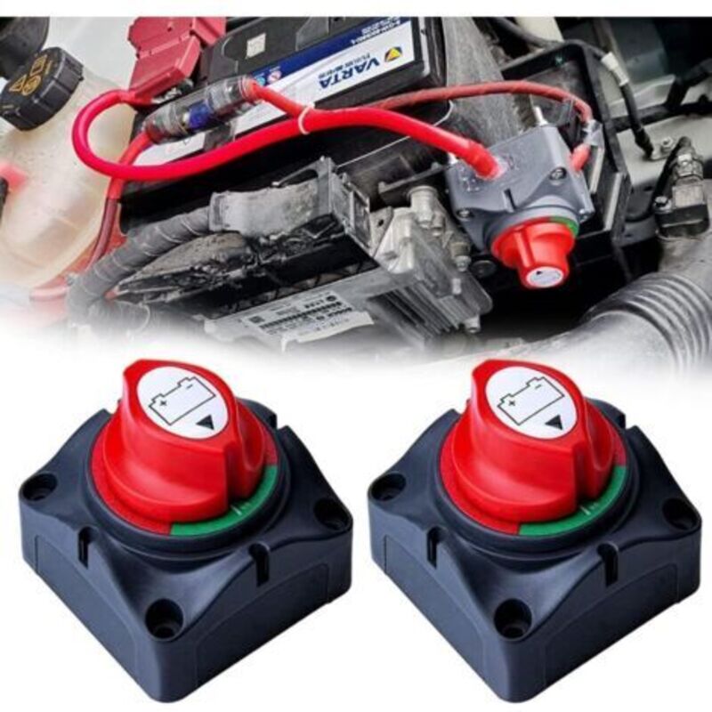 [neuwertig]satz Mit 2 12v-24v/300a-batterie-leistungsschaltern, Wasserdichter Trennschalter Für Andere Batterien Für Voi