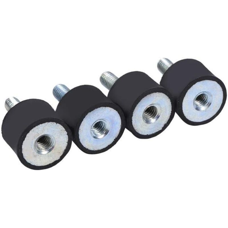 [neuwertig]gummilager - 4 Stück M6 Antivibrations-gummilager Stoßdämpfer Antivibrationsblock Schalldämpferspulen (m618 2515)