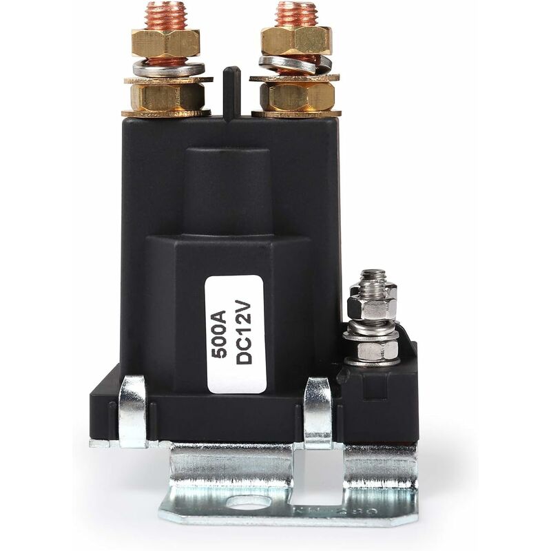[neuwertig]500 A Dc 12 V 4-poliger Hochstrom-spst-autostart-schütz Mit Doppelbatterie-trennschalter (ein/aus)