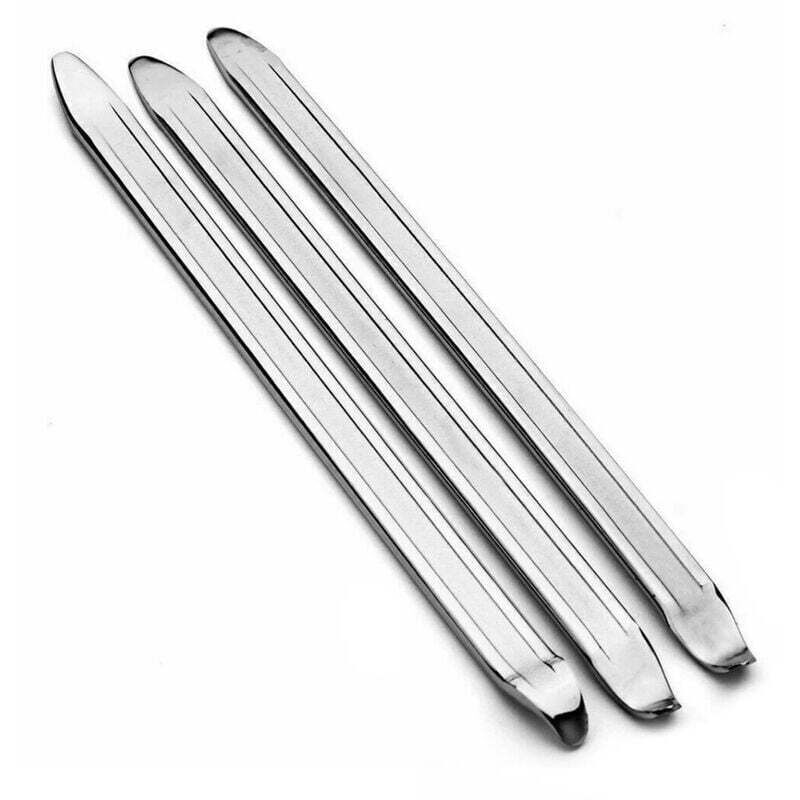 [neuwertig]25 Cm Reifenheber Aus Manganstahl, Reparaturwerkzeug Für Fahrrad-, Motorrad-, Motorrad- Und Autoreifen (silber)