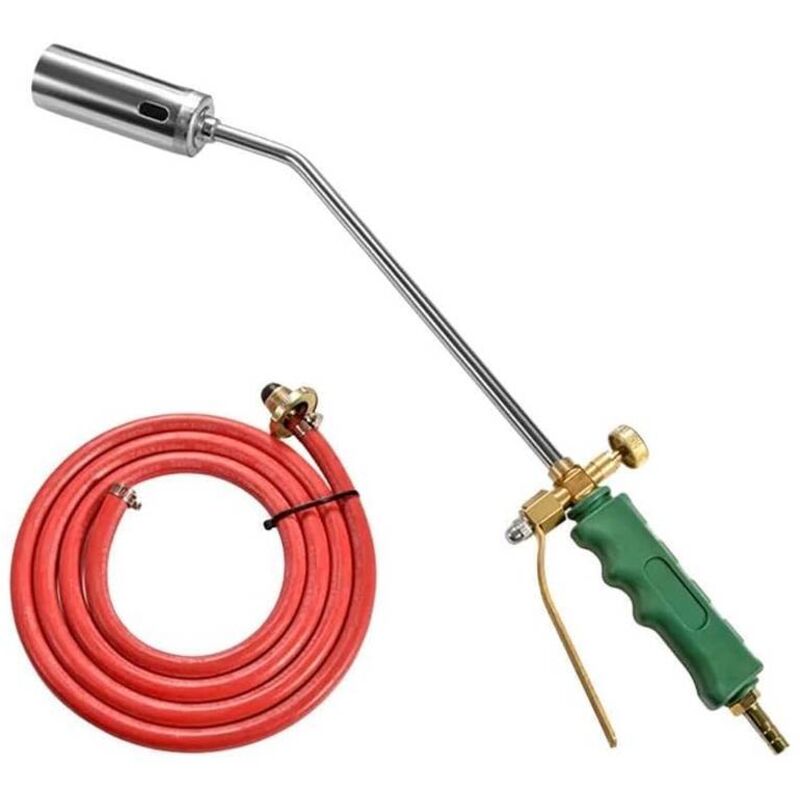 [neuwertig]lpg-flammenwerfer, Hochleistungs-flammenwerfer Aus Edelstahl Mit Doppelschalter-steuerungssystem, 40 Cm Länge, Geeignet Für Kochanwendungen Zu Hause Und Im Freien