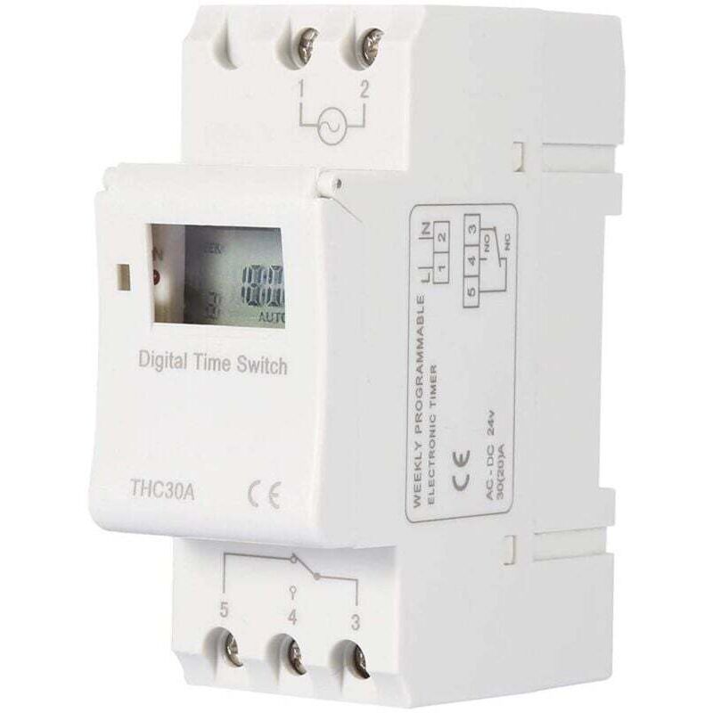 [neuwertig]schiene, Elektronisch, Thc 15a, 220v, Digitaler Timer, Programmierbarer Timer Für Neonlampen