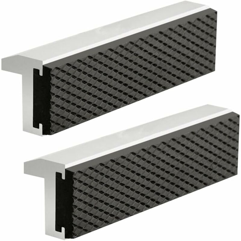 [neuwertig]schraubstockbackenschutz, Schraubstock Mit Schutzbacken, Extra Weiche Backen, Ersatz-aluminiumbacken Mit Magneten, 125 Mm, 2 Stück