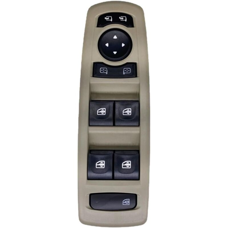 [neuwertig]fensterheberschalter Für Renault Laguna 3, Megane 3 Und Fluence (2008–2016). Bedienknopf Für Fensterheber In Der Mittelkonsole, Teilenummer 254000015r (farbe: Beige).