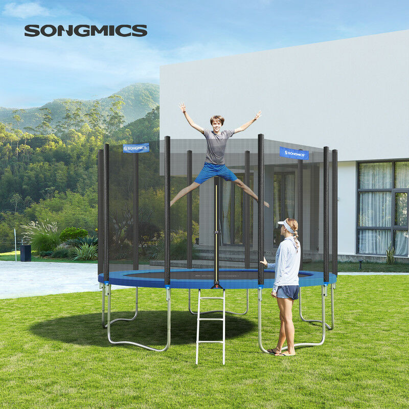 [jamais Utilisé]schutzmatte Ø 427 Cm, Ersatz-trampolin-sicherheitsmatte, Uv-beständig, Reißfest, Standardgröße, Blau