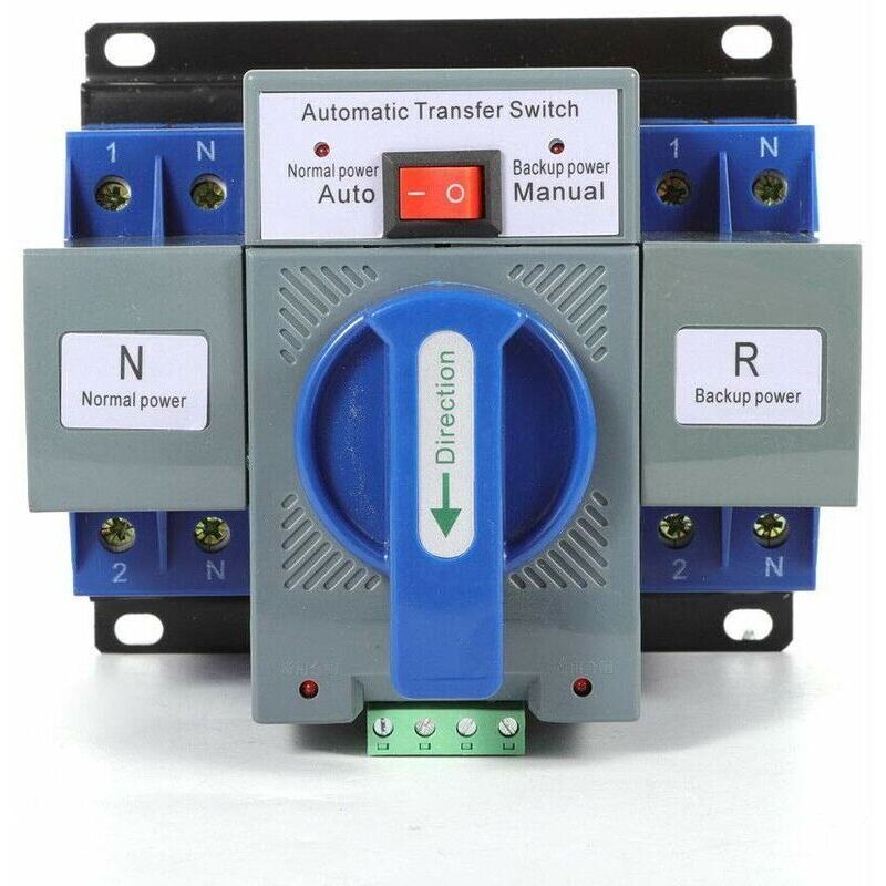 [neuwertig]automatischer Schutzschalter, Doppelte Stromversorgung, 2-polig, 63 A, 220 V