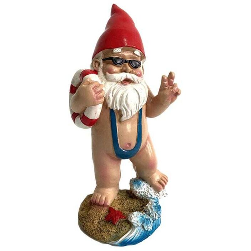 [neuwertig]lustiger Gartenzwerg, Blauwal-skulptur, 15 Cm, Originelles Geschenk, Außendekoration
