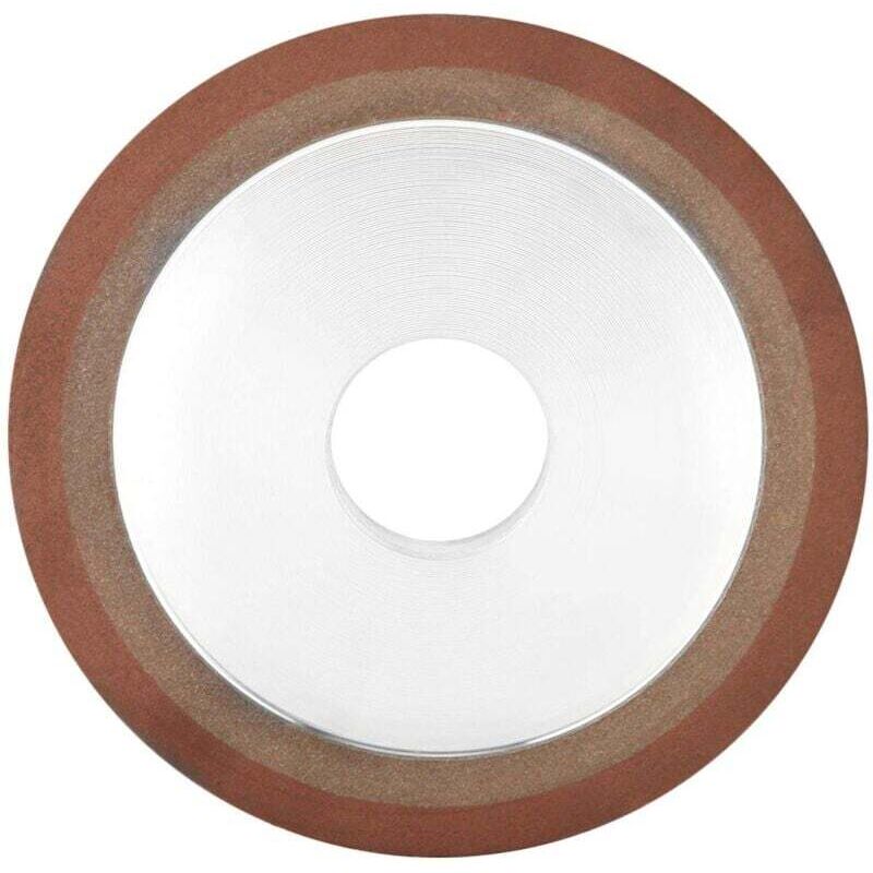 [neuwertig]diamantschleifscheibe Mit 125 Mm Außendurchmesser Und 32 Mm Innendurchmesser, Kunstharzgebunden, Zum Schleifen Und Polieren Von Hartem Stahl Und Stein.