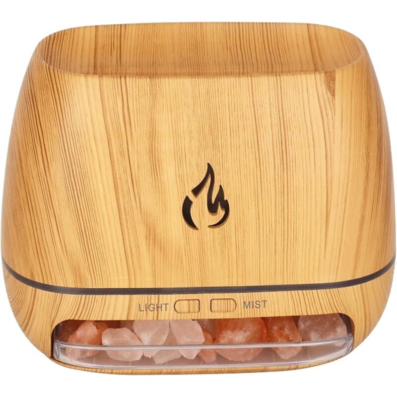 [neuwertig]ultraschall-diffusor – Kleiner Salz-duftdiffusor Mit 7-farbiger Beleuchtung – Luftbefeuchter Für Ätherische Öle Mit 7-farbiger Beleuchtung Für Spa, Yoga, Meditation Und Wohnung