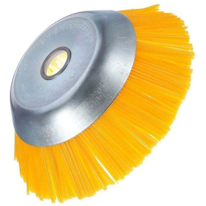 [neuwertig]nylon-unkrautbürste – Universelle Rundbürste Für Freischneider – Langlebiges Gartengerät – 200 Mm X 25,4 Mm