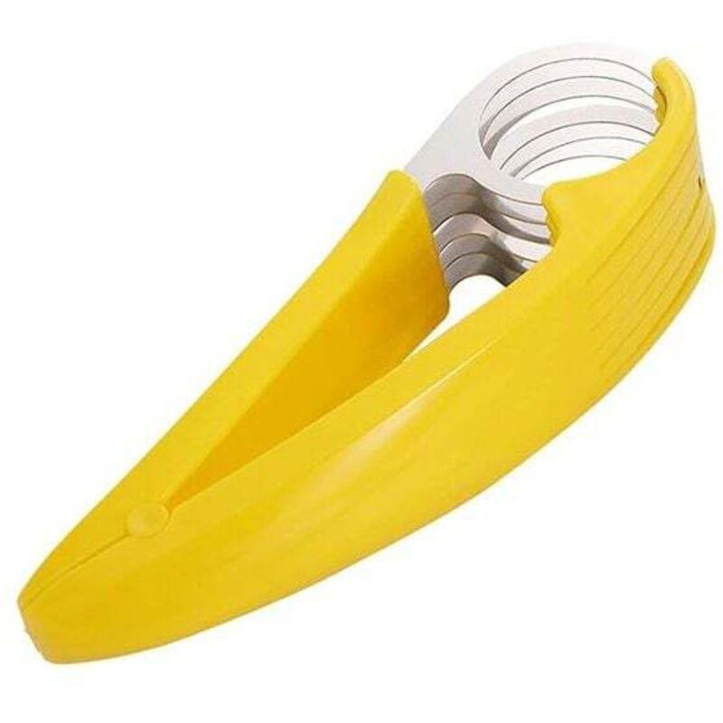 [neuwertig]küchenutensilien Aus Edelstahl, Bananenschneider, Schinken- Und Wursttrennmesser, Obstschneidemaschine