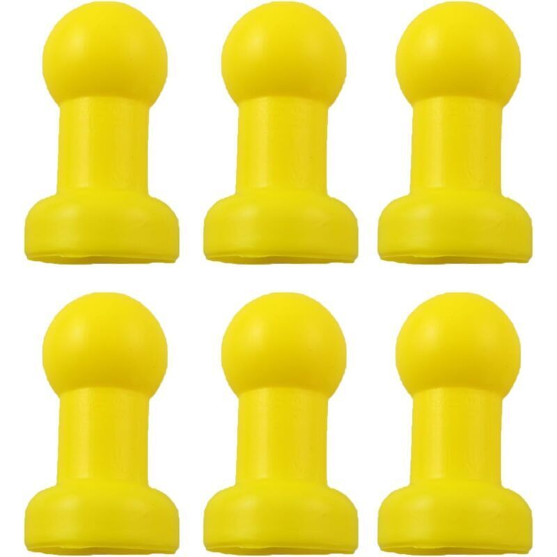 [neuwertig]set Mit 6 Trampolinstangenkappen Aus Stahl (25 Mm Durchmesser), Ballschutz Aus Kunststoff, G-förmigem Netz, Schutzhülle Für Das Bettgestell Aus Eisen