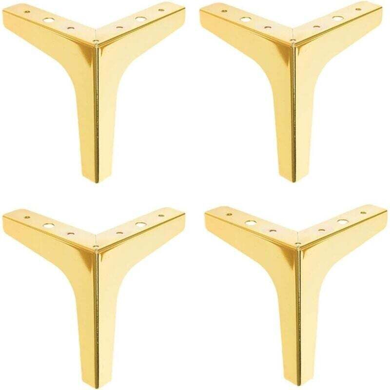 [neuwertig]moderne Möbelfüße, Ersatzmöbelfüße, 10 Cm Hoch, 4er-set (gold)