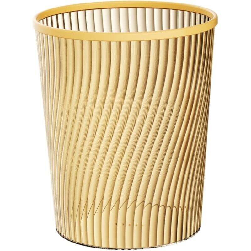 [neuwertig]goldener Pet-tischabfalleimer, 8,4 X 9,8 Zoll, Mit Klemmring, Ideal Für Wohnzimmer, Schlafzimmer Und Badezimmer.