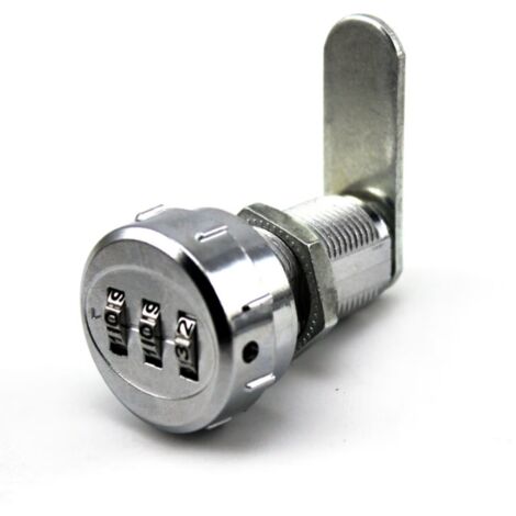 [neuwertig]codeschloss, Mechanisches Digitales Schubladenschloss, 3-stelliger Zahlencode Aus Zinklegierung Für Kleiderschrank, Schrank, Schublade, Briefkasten (holzschrank)