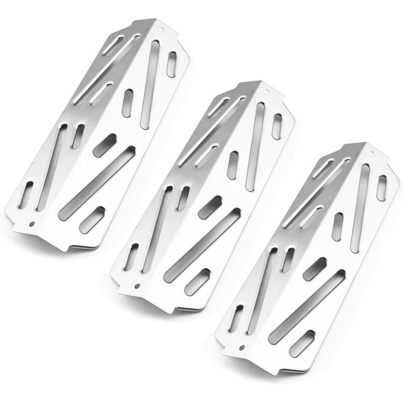 [neuwertig]hitzeschutzbleche Für Weber Genesis Ii 300 Serie Grills Genesis Ii E-310 Ii E-315 Ii E-330 Ii E-335 Ii S-310 Ii S-335, Edelstahl-heizplatten, 3er-set