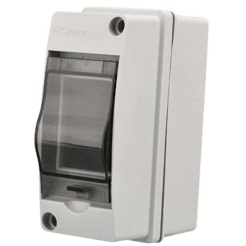 [neuwertig]ip65 Wasserdichter Elektroverteiler Für Den Außenbereich, 2 Module, Oberfläche Aus Abs-kunststoff, Wasserdichter Elektroverteiler Für Den Außenbereich, Schaltschrank, Modulare Anschlussdose