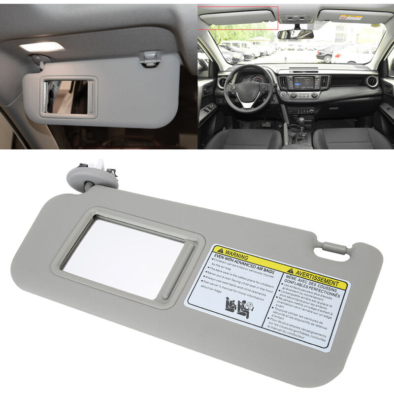 [neuwertig]sonnenblende Links, Toyota Rav4 2006, Originale Standard-sonnenblende, Abs-grau, Fahrerseite Links, Sonnenblende 74320-42501-b2, Sonnenblende Für Die Autoscheibe