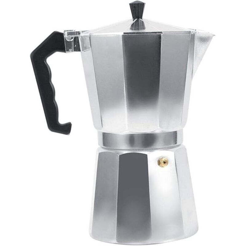 [neuwertig]kaffeemaschine, Italienische Moka-kanne Aus Aluminium, Moka-kaffeetassen Für Herd, Büro, Zuhause. (450 Ml)