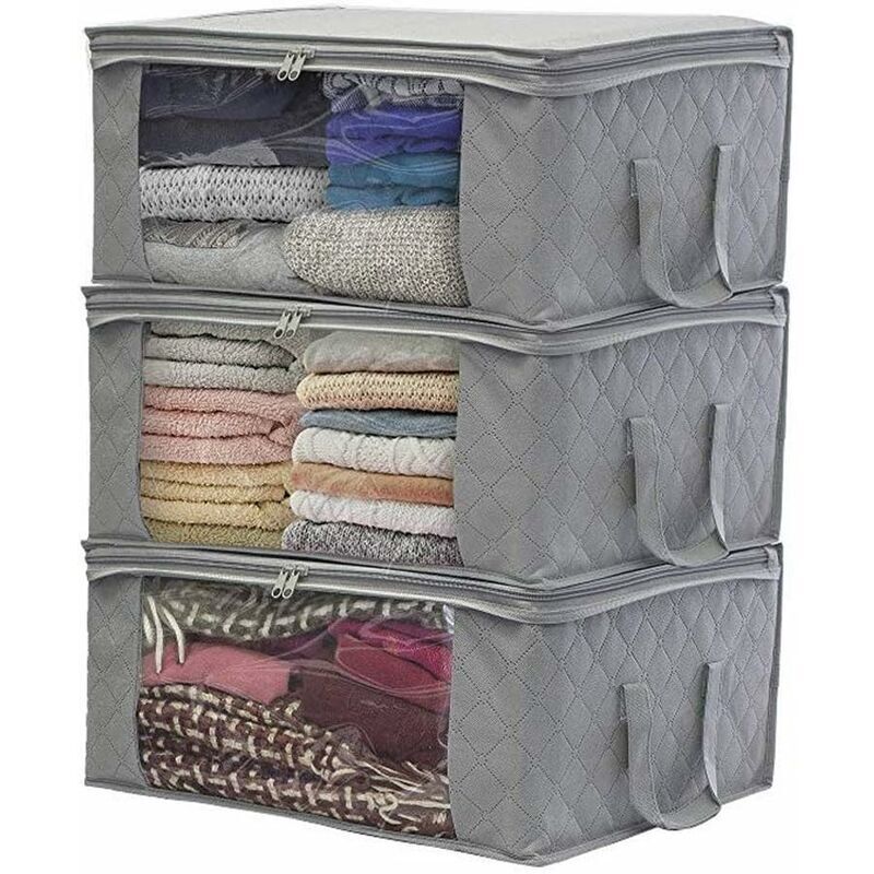 [neuwertig]kleideraufbewahrungsbox, Bettkasten, Wäscheorganizer, Wasserdicht, 493621 Cm, 3er-pack
