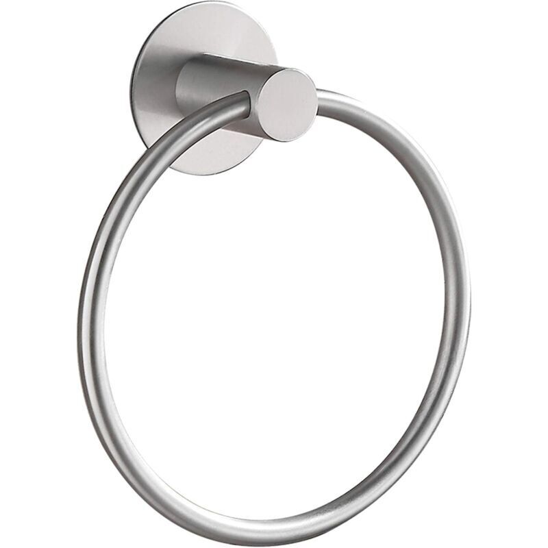 [neuwertig](gebürstet) Stark Haftender Handtuchring Für Badezimmer, Edelstahl, Chrom-finish