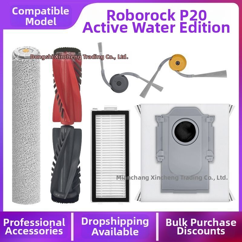 [neuwertig]zubehör Für Den Roborock Stone P20 Aqua Edition Saugroboter: Rotationsbürste, Reinigungstuch, Seitenbürste, Filter, Staubbeutel