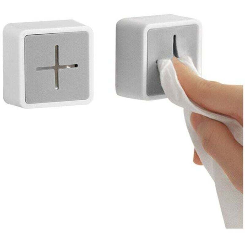 [neuwertig]2-teiliges Set Selbstklebender Handtuchclips Fürs Badezimmer (grau), Selbstklebende Handtuchhaken, Handtuchhalter Aus Abs
