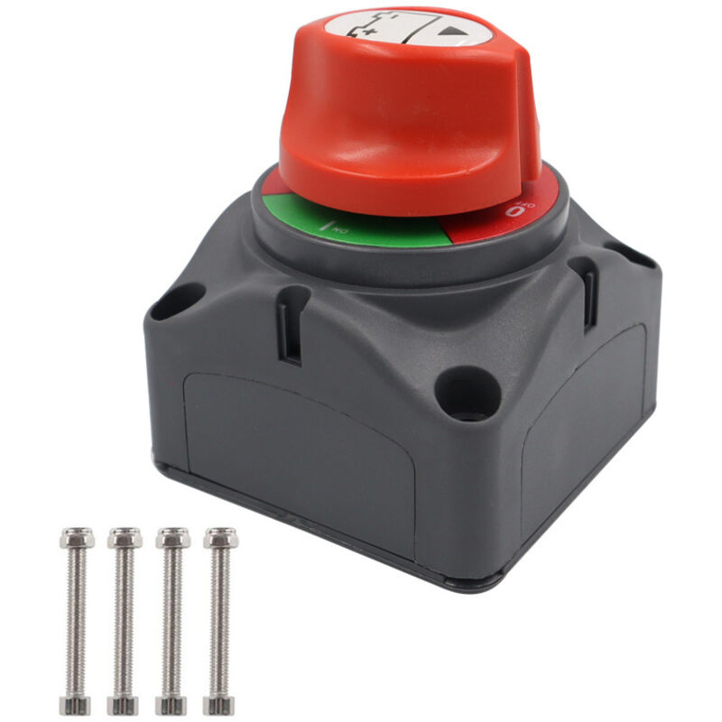 [neuwertig]hauptschalter Für Batterie, 12v/48v Hauptbatterieschalter, Batterieschalter Für Auto/boot, Haupttrennschalter, Für Yacht/auto