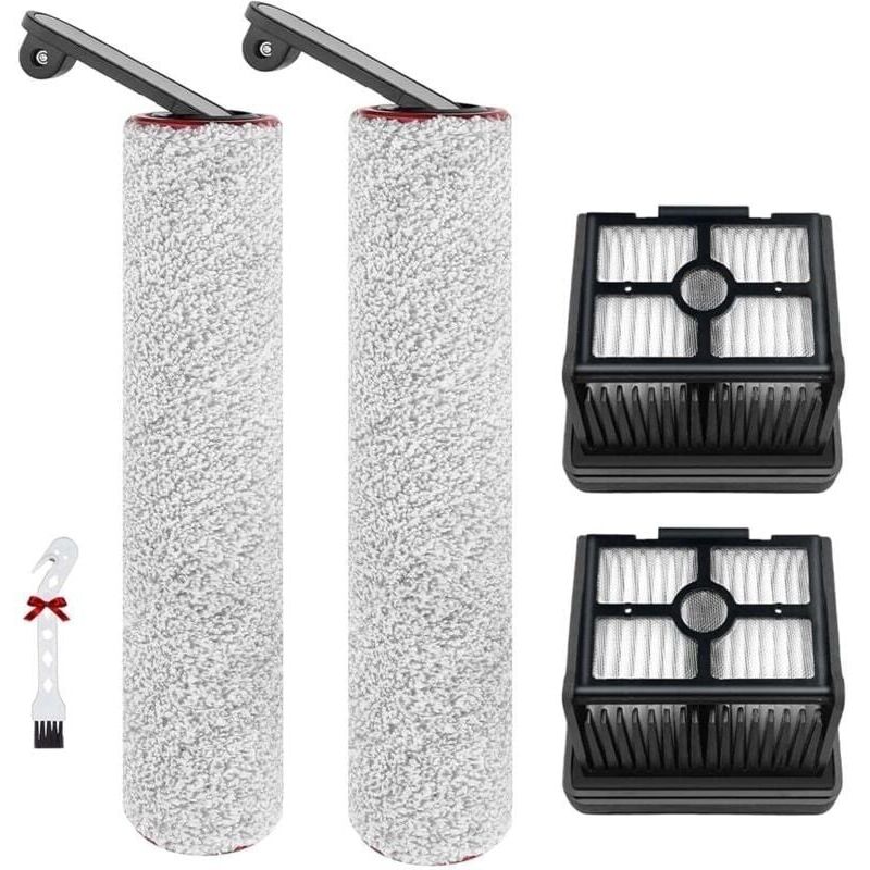 [neuwertig]zubehör Für Dreame H12 Pro / H12 Dual / H13 Pro Ersatzteile Für Nass- Und Trockensauger, 2 Rotierende Bürsten + 2 Filter + 1 Bürste