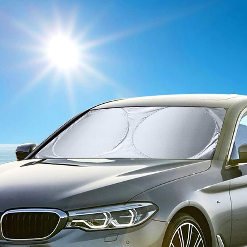 [neuwertig]sonnenschutz Fürs Auto, Sonnenschutz Für Die Windschutzscheibe, Sonnenschutz Für Den Innenraum, Faltbarer Sonnenschutz Fürs Auto, Uv- Und Hitzeschutz – 160 X 86 Cm