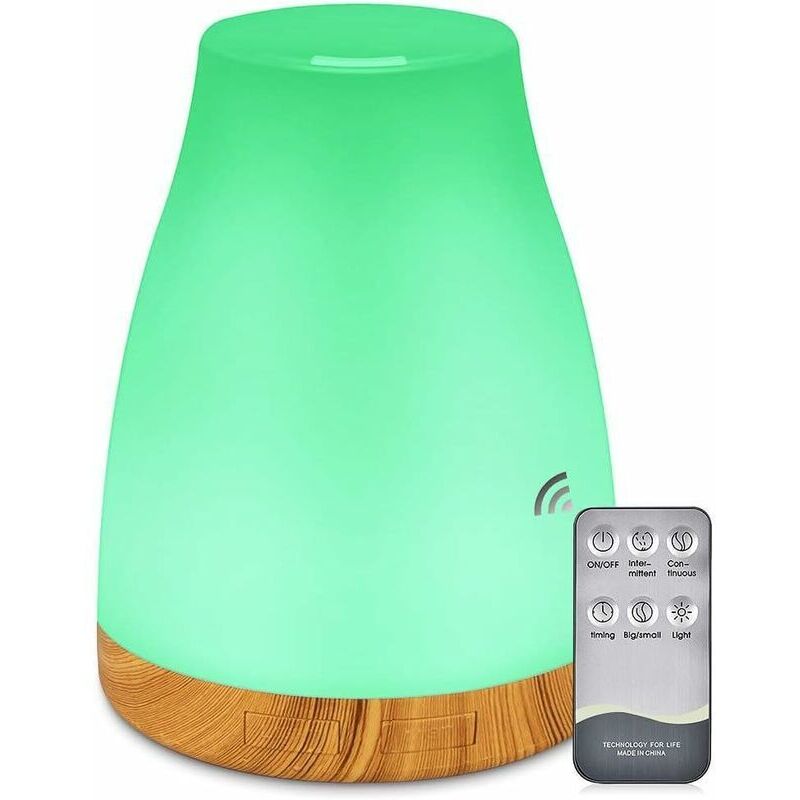 [neuwertig]300-ml-aroma-diffusor, Aromatherapie-diffusor, Ultraschall-luftbefeuchter Mit Aromafunktion, 7-farbiges Led-licht, Einstellbare Modi