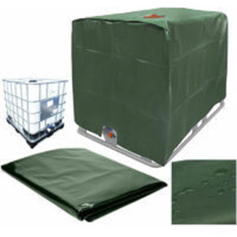 [neuwertig]wassertankabdeckung, Ibc-tankabdeckung Für 1000-l-tank, Wassertank-schutzabdeckung, Staubdicht, Uv-beständig, Regenfest, 120 X 100 X 1