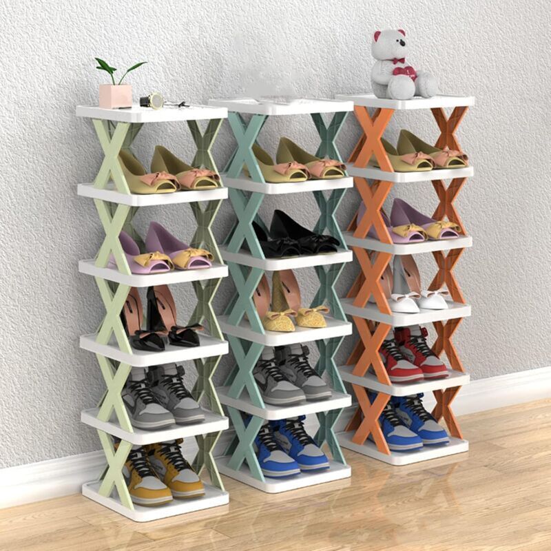 [neuwertig]schuhregal Mit 9 Ebenen Für Schmale Schränke, Platzsparender Schuhschrank Für Schlafzimmer, Ankleidezimmer, Flur, Garage. (hellblau)