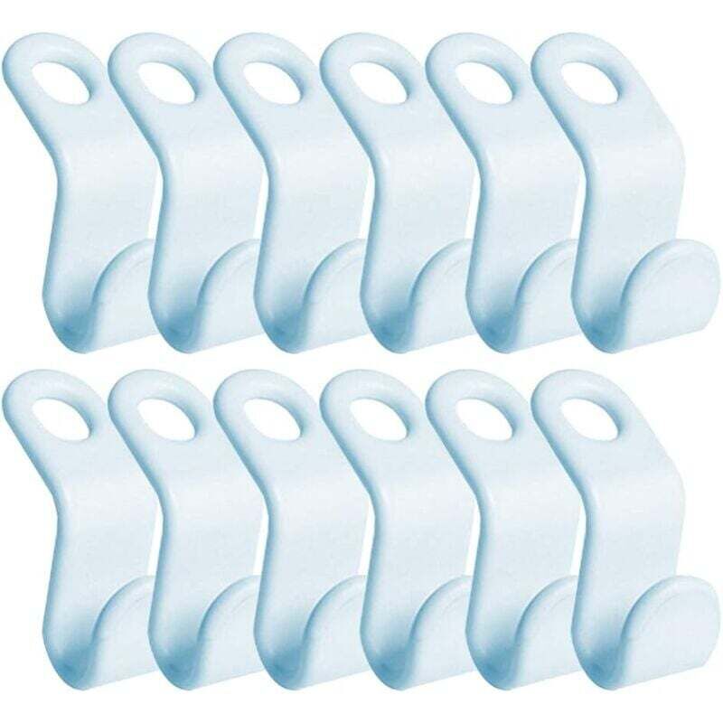[neuwertig]56 Mini-kaskadenkleiderbügel, Verbindungshaken Für Kleiderbügel, Platzsparend Im Kleiderschrank (himmelblau)