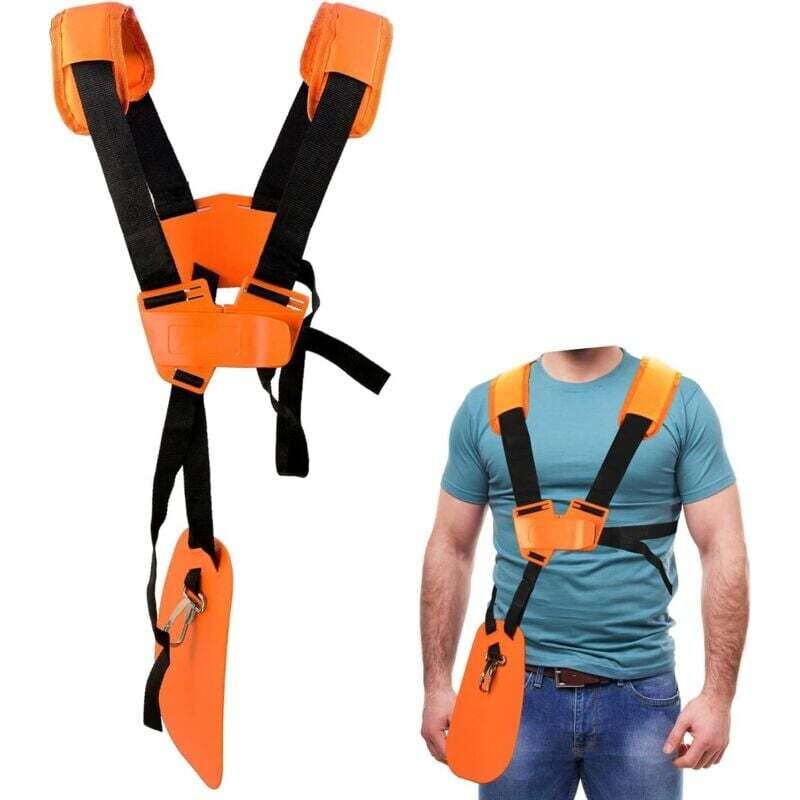 [neuwertig]schultergurt-trimmer – Doppelter Schultergurt Mit Verstellbarem, Robustem Nylongürtel Für Freischneider Oder Gartenarbeiten (für Trimmer Der Serien Fs Und Km) Orange