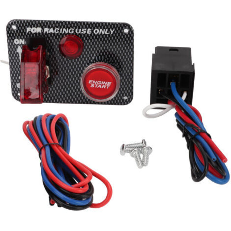 [neuwertig]40a 12v Zündschalter Aus Aluminiumlegierung, Motorstartknopf, Universalpanel Für Rennwagen