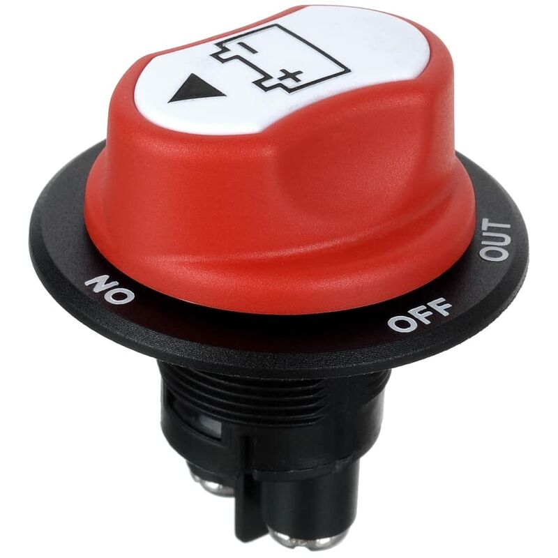 [neuwertig]autobatterieschalter Max 50v Dc 50a Cont 75a Int Mini-autobatteriewähler Für Auto, Boot, Motorrad (50a)