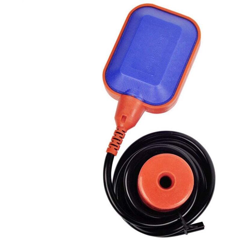 [neuwertig]automatischer Schwimmerschalter (2 Meter) Zur Überwachung Des Wasserstands In Privaten Schwimmbecken, Rotes Kabel