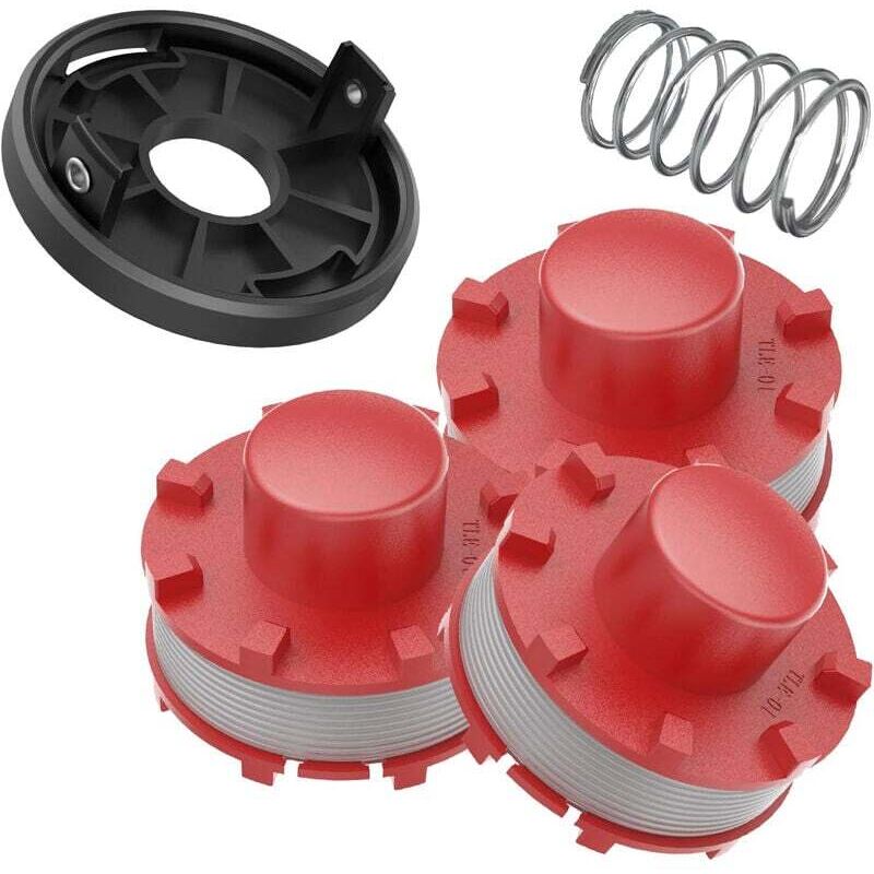 [neuwertig]einhell Ge-ct 36/30li E Kompatible Freischneider-fadenspulen, 3 Stück, Mit Abdeckung