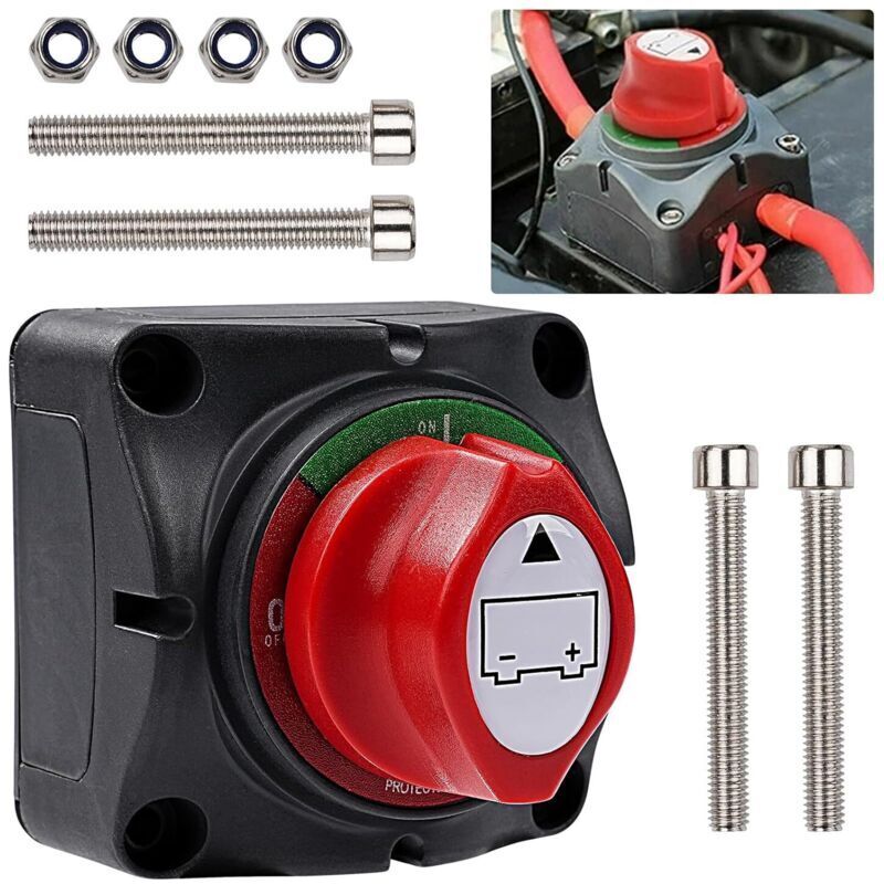 [neuwertig]12v 48v 275a Batterietrennschalter/leistungsschalter Für Auto, Boot, Lkw, Traktor