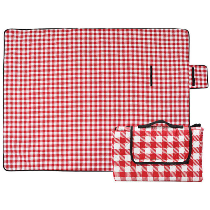 [neuwertig]wasserdichte Picknickdecke/strandmatte 200 X 200 Cm, Leichte Und Waschbare Karierte Picknickdecke Mit Tragegriff, Geeignet Zum Wandern, Reisen, Camping, Für Outdoor-aktivitäten Und Parkbesu