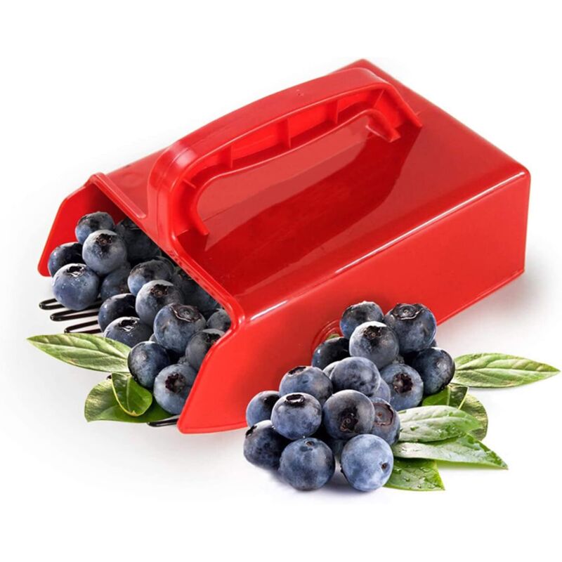 [neuwertig]heidelbeerpflücker Und -sammler, Handbetriebenes Gartengerät Mit Metallkamm, Ergonomischem Griff, Beerenrechen/schaufel Für Preiselbeeren, Heidelbeeren Und Blaubeeren (1 Stück)