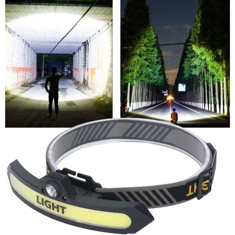 [neuwertig]dubuns Cob-stirnlampe Mit 6 Leuchtmodi, Usb-ladefunktion, Induktivem Schalter Und Verstellbarem Leuchtwinkel Für Camping, Radfahren Und Angeln