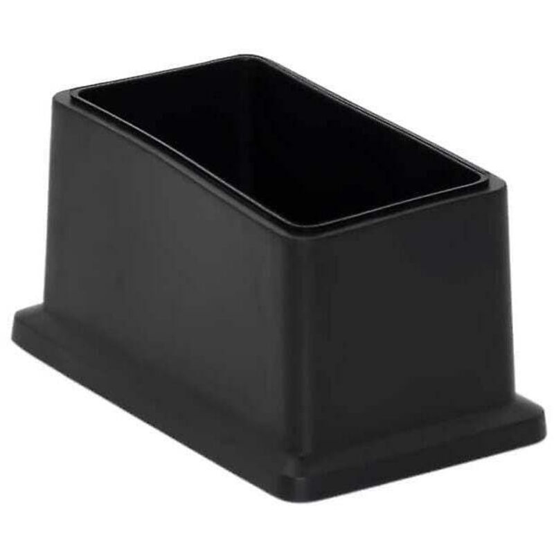 [neuwertig]set Mit 8 Rechteckigen Pvc-stuhlbeinkappen, Die Keine Spuren Hinterlassen – Bodenschutz 25 X 50 Mm (1" X 2")