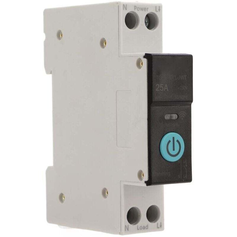 [neuwertig]din-schienen-leistungsschalter, Intelligenter Wlan-schalter, Fernbedienung Per Mobiltelefon, 3 Timer-modi Für 25-a-haushaltsgeräte