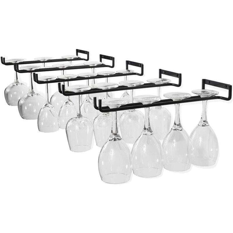 [neuwertig]hängender Weinglasständer Mit 5 Schienen Für 13 Bis 18 Gläser, 30 Cm, 5 Cm Und 2 Cm.