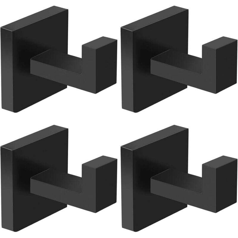 [neuwertig]set Mit 4 Robusten Handtuchhaken Aus Edelstahl Für Badezimmer, Bademantel Und Mantel