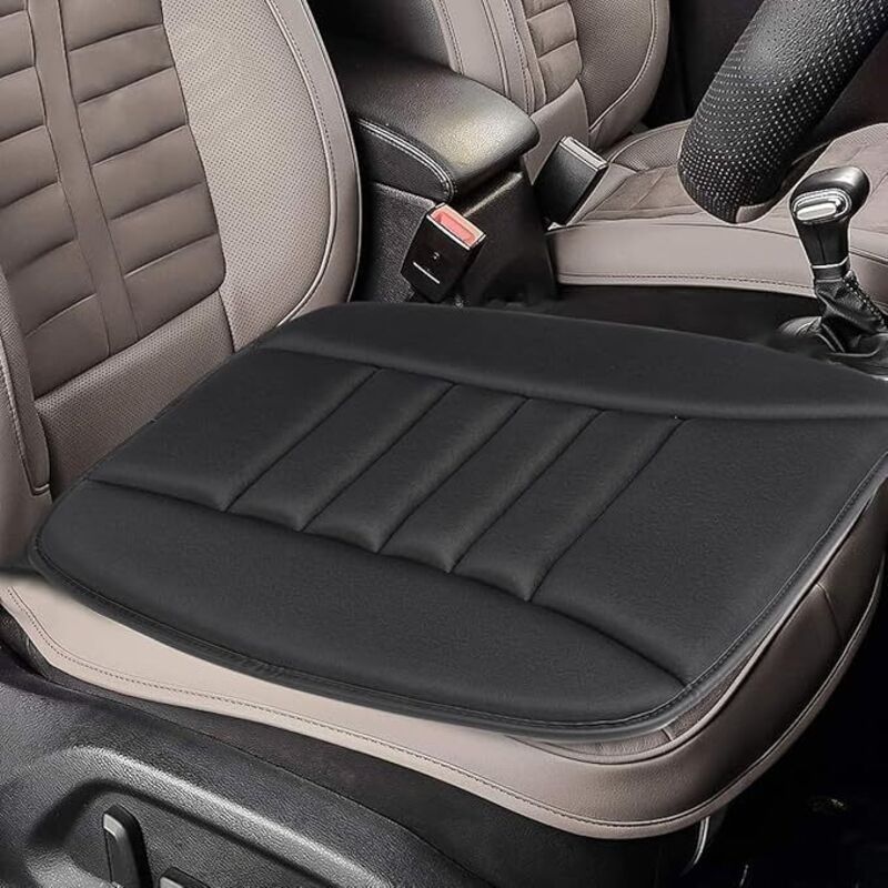 [neuwertig]autositzkissen, Autositzbezug, Memory-schaum-sitzschutz, Rutschfeste Matte, Autositzbezug Für Auto, Büro, Zuhause – Schwarz