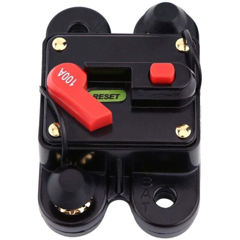 [neuwertig]12v Gleichstrom-leistungsschalter Für Auto, Boot, Fahrrad, Stereoanlage, Audio-rückstellsicherung (100a)